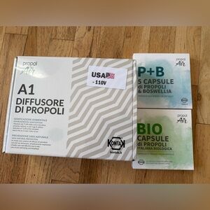 Model A1 Propolis Diffuser with 1 box of Organic Propolair Refill Capsules